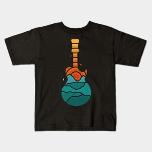 guitar vibrations Kids T-Shirt